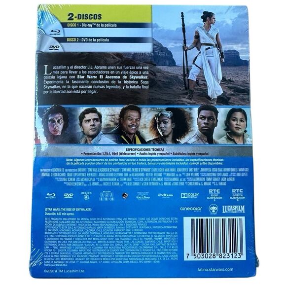 Star Wars: The Rise of Skywalker Steelbook Blu-ray + DVD – Bilingual Sealed - Picture 2 of 2